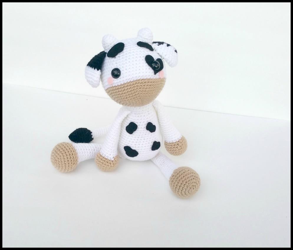 Mabel the Cow Crochet Pattern