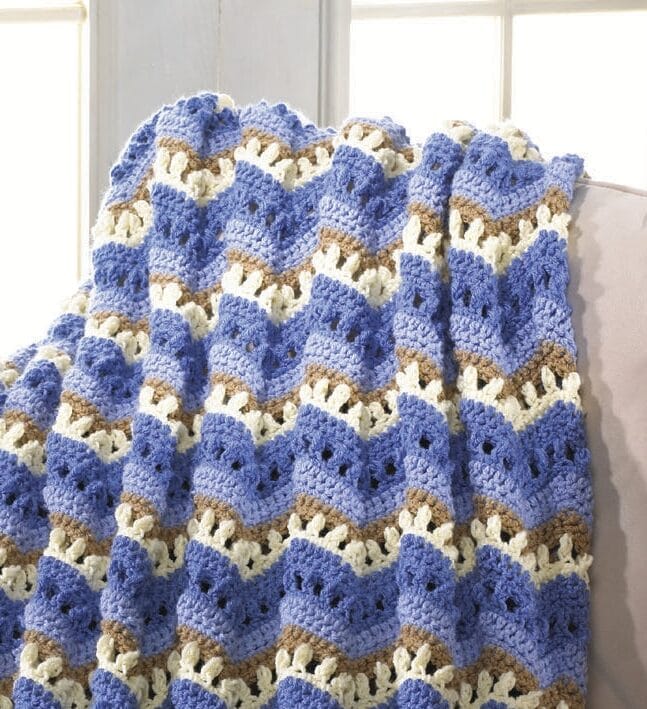 Ocean Breeze Afghan: A Free & Serene Crochet Pattern