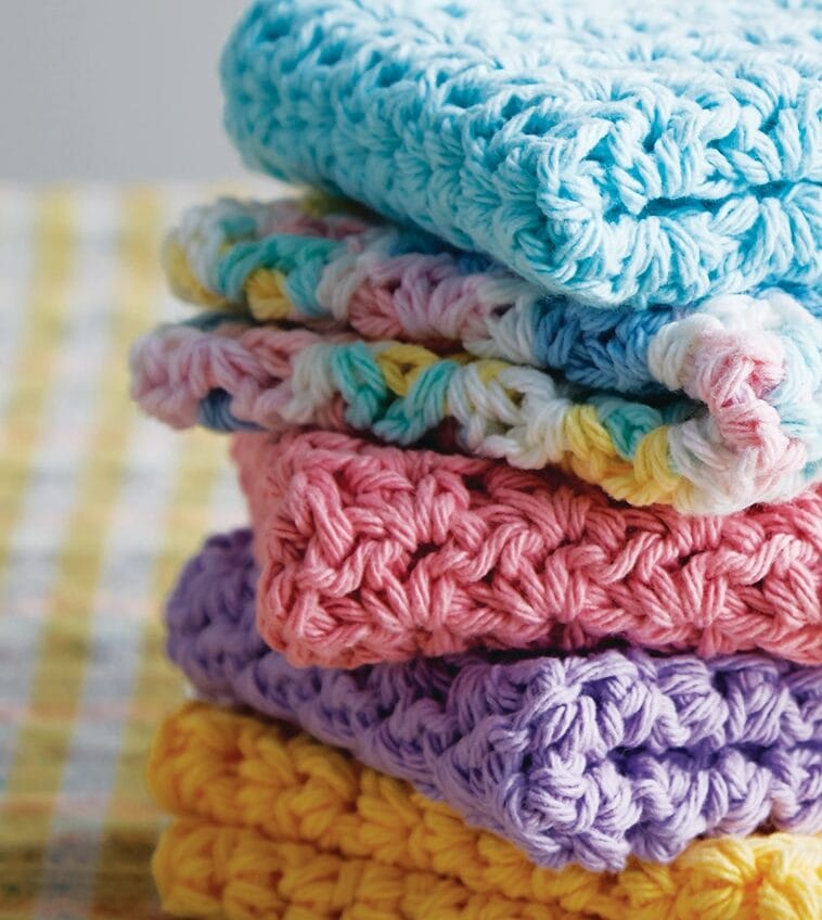 Springtime Dishcloth: A Quick & Easy Crochet Pattern for Beginners