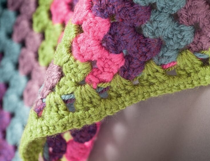 Cozy Granny Striped Blanket
