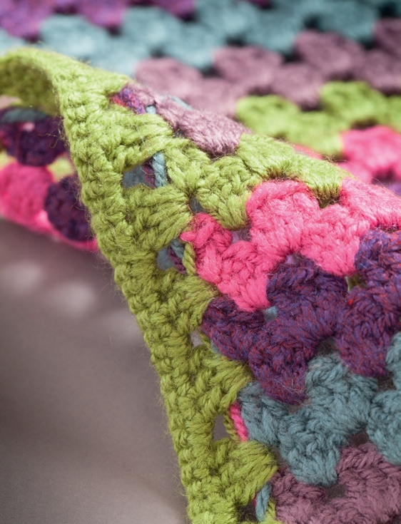 Cozy Granny Striped Blanket