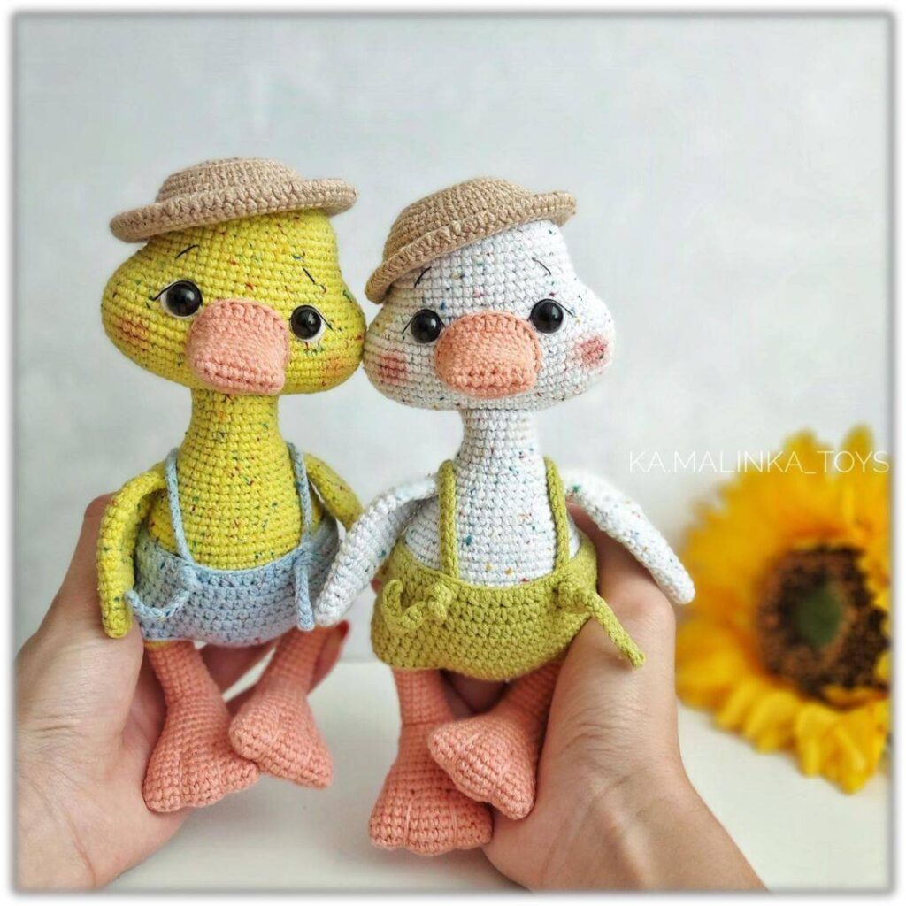 Sweet Amigurumi Duck & Goose