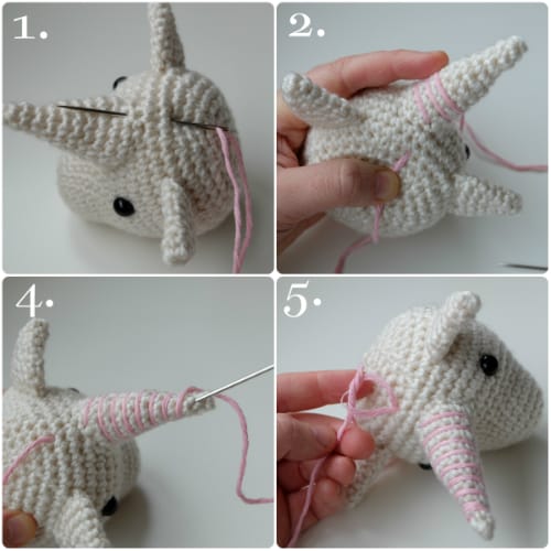 How to Crochet Twinkle Toes the Unicorn