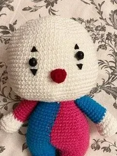Colorful Crochet Clown