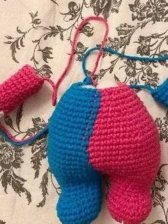 Colorful Crochet Clown
