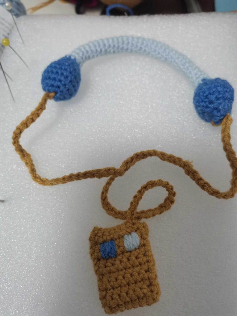 Musical Crochet Dog Doll