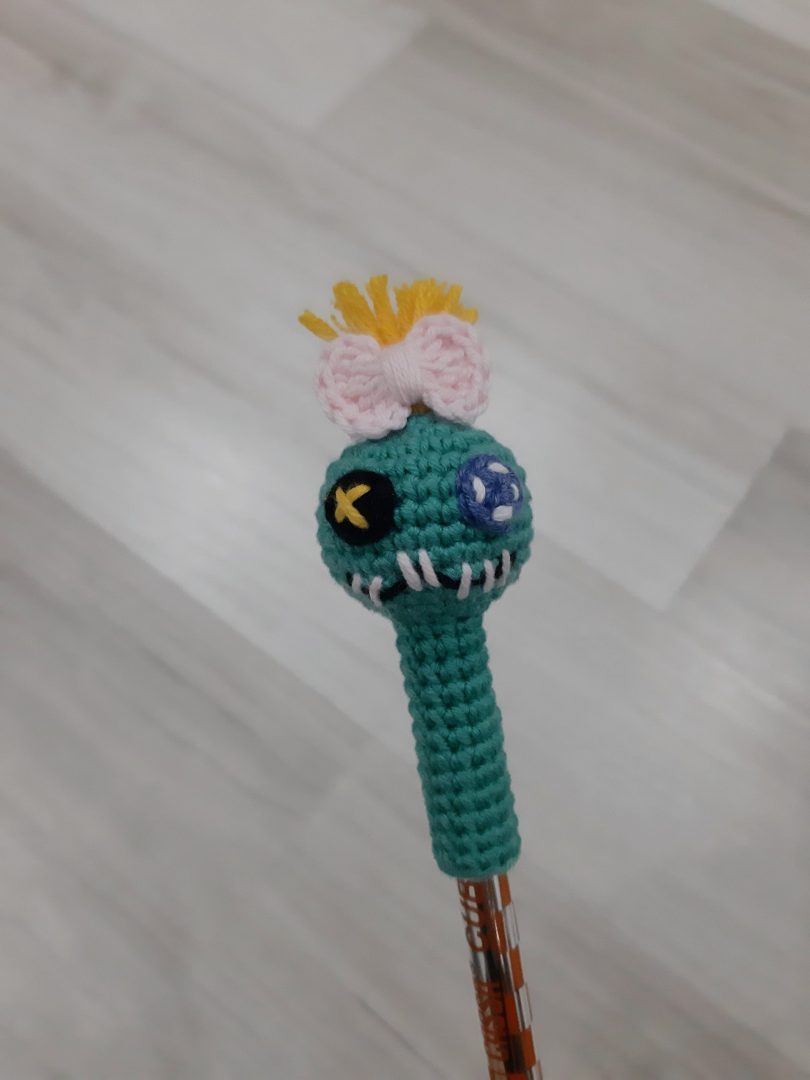 Scrump & Voovoo Crochet Pencil Topper Pattern