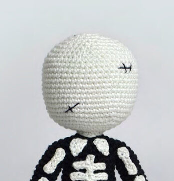 Glow-in-the-Dark Skeleton Amigurumi