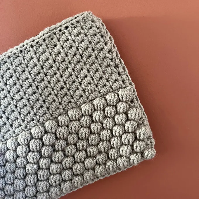 Cozy & Chic: Crochet Bobble Clutch Bag Pattern