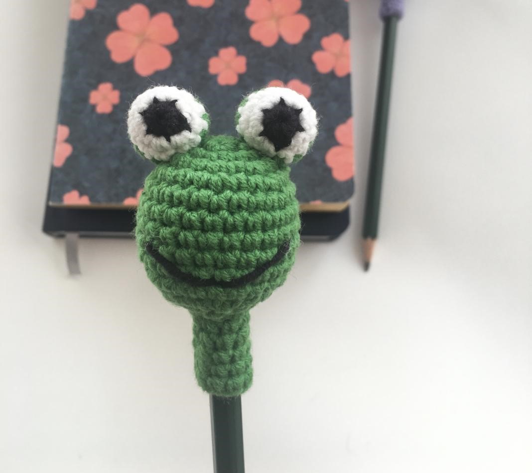 Cute Crochet Pencil Topper Pattern