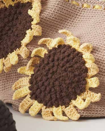 Sunflower Tote Bag Crochet Pattern