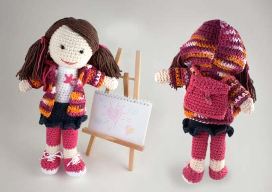 Back to School Lily Doll: An Adorable Crochet Companion