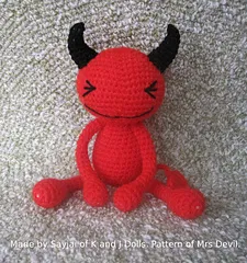 Adorable Red Devil Amigurumi: Free Crochet Pattern for Beginners