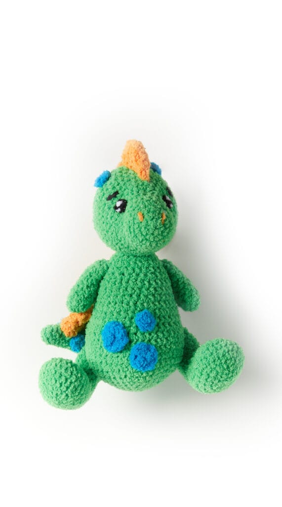 Dazzling Dino: A Bright & Playful Crochet Dinosaur Pattern