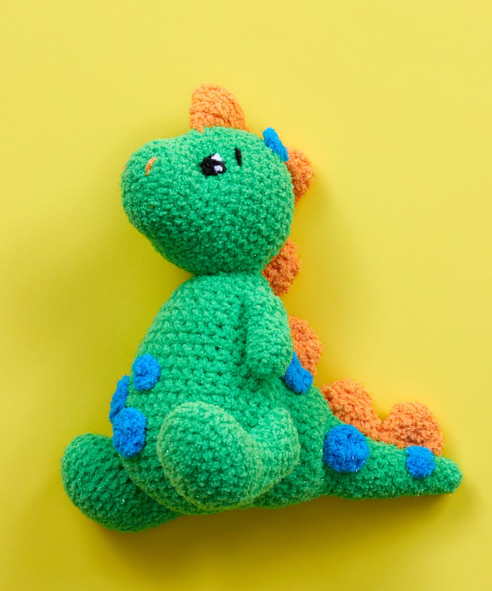 Dazzling Dino: A Bright & Playful Crochet Dinosaur Pattern