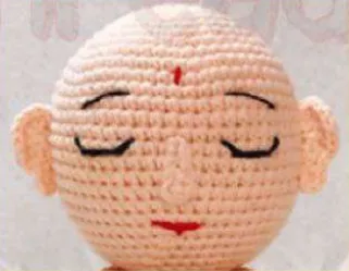 Serene Crochet Buddha Doll