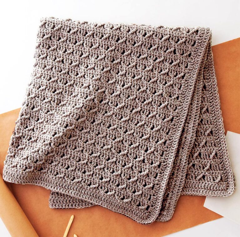 Crochet Lattice Lapghan