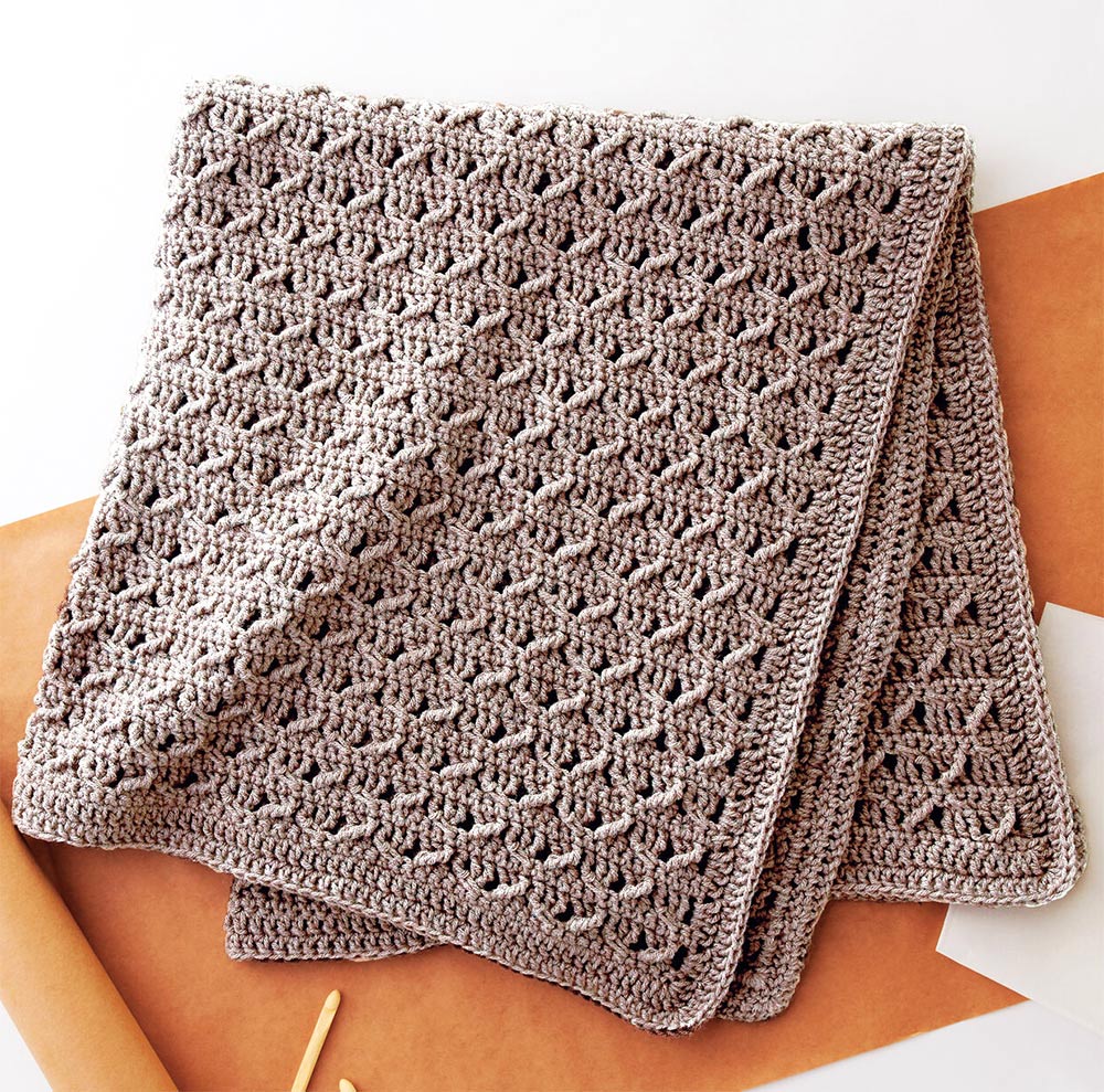 Crochet Lattice Lapghan