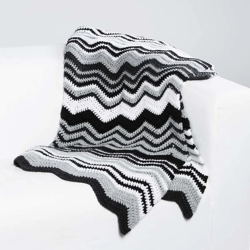 Cozy Waves Crochet Blanket Pattern