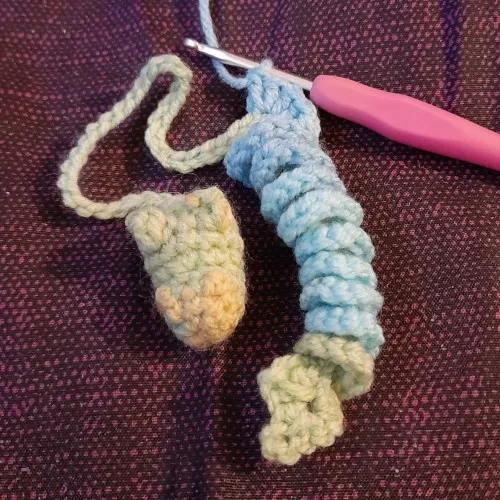 Worry Wyrm Crochet Pattern