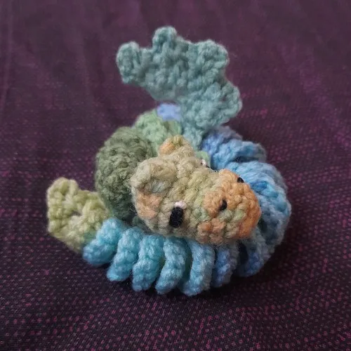 Worry Wyrm Crochet Pattern