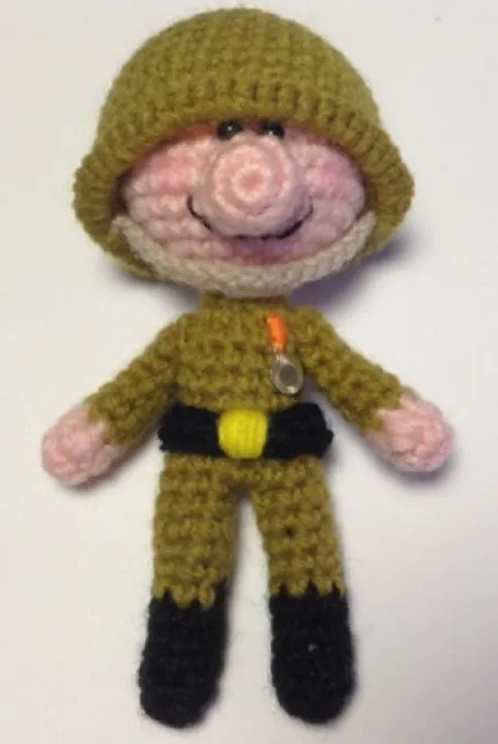 Soldier Doll Crochet Pattern