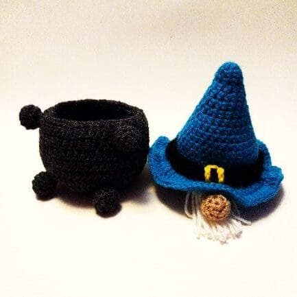 Adorable Crochet Gnome Container Free Pattern