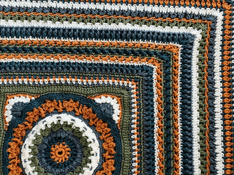 Crochet Study of Reality Blanket