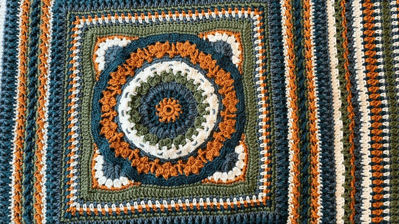 Crochet Study of Reality Blanket