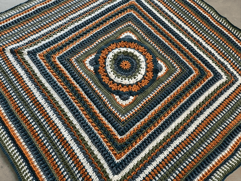 Crochet Study of Reality Blanket