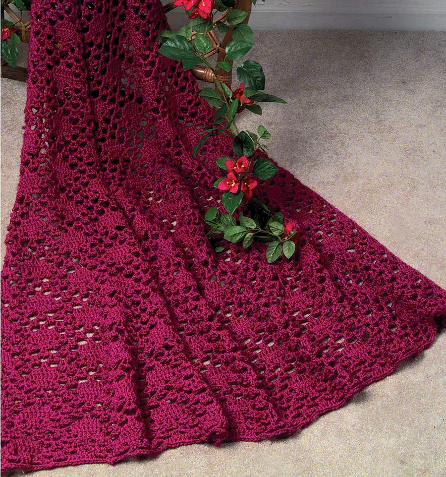 Lace Enchantment Afghan