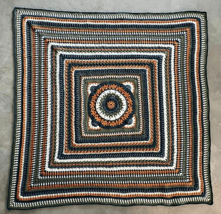 Crochet Study of Reality Blanket