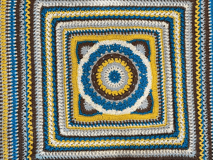 Crochet Study of Reality Blanket