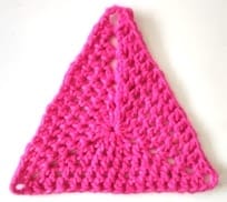 Easy Tessellated Triangles Crochet Throw