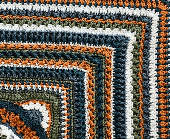 Crochet Study of Reality Blanket