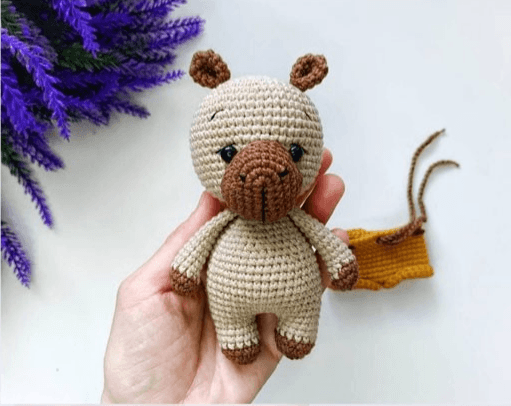 Capybara Amigurumi Crochet Pattern