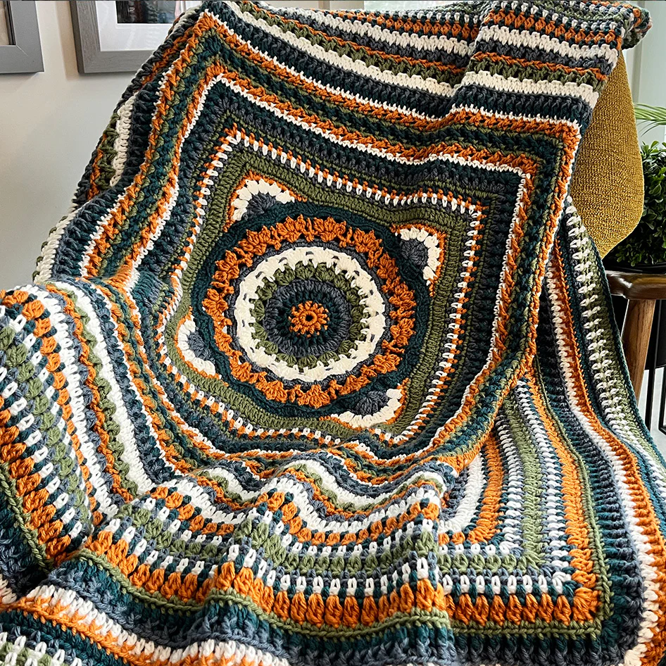 Crochet Study of Reality Blanket