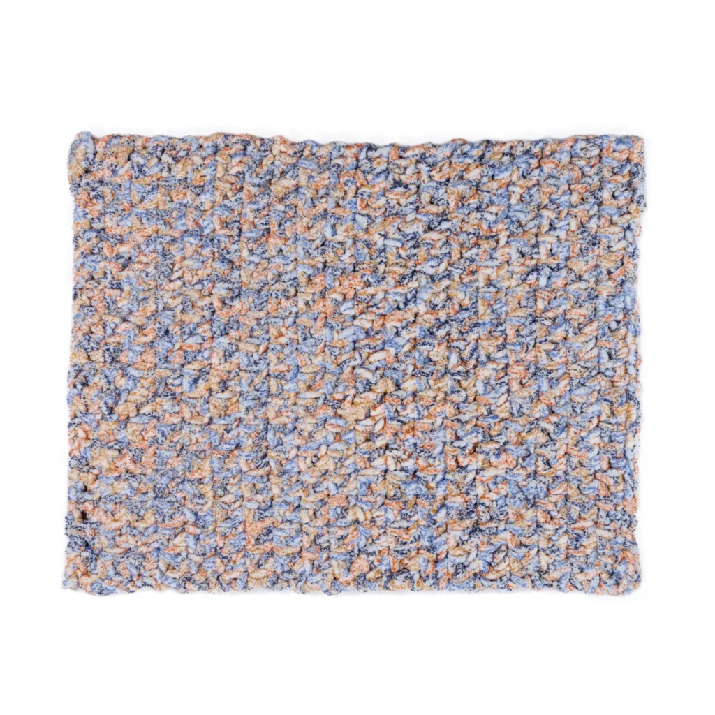 Big Texture Beginner Crochet Blanket