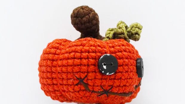 Adorable Crochet Little Pumpkin Doll