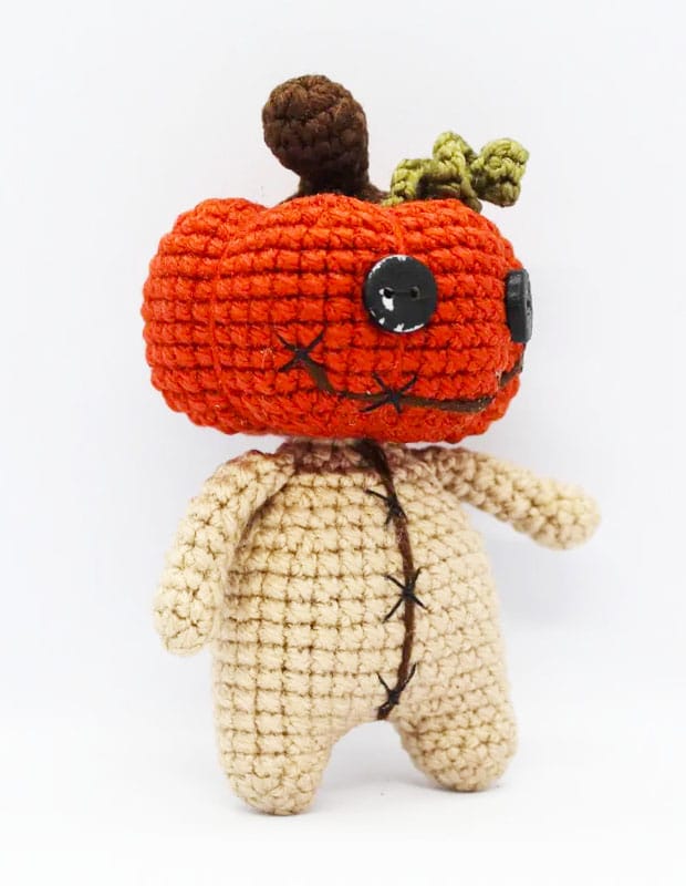 Adorable Crochet Little Pumpkin Doll