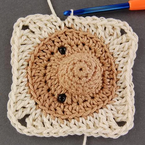 Vintage Teddy Bear Blanket Crochet Pattern