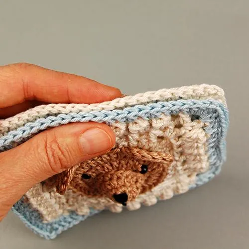 Vintage Teddy Bear Blanket Crochet Pattern