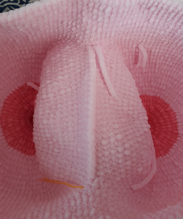 Cozy Crochet Female Breast Pillow