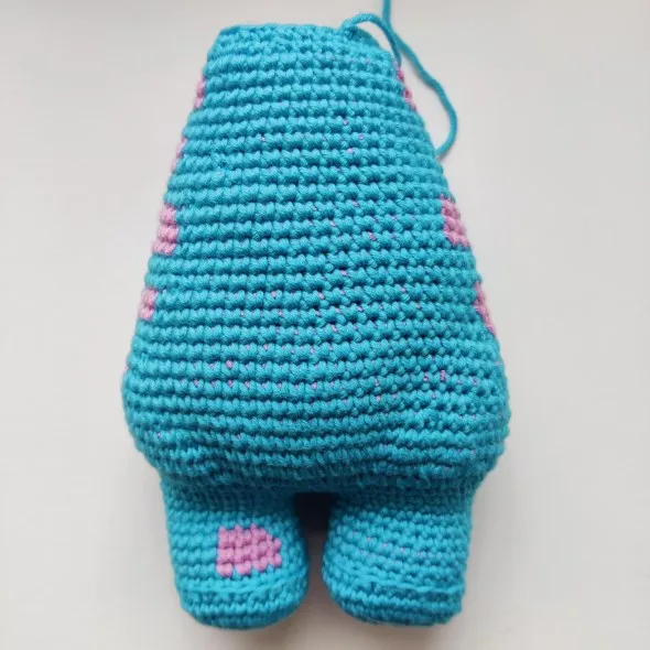 Crochet Blue & Purple Monster