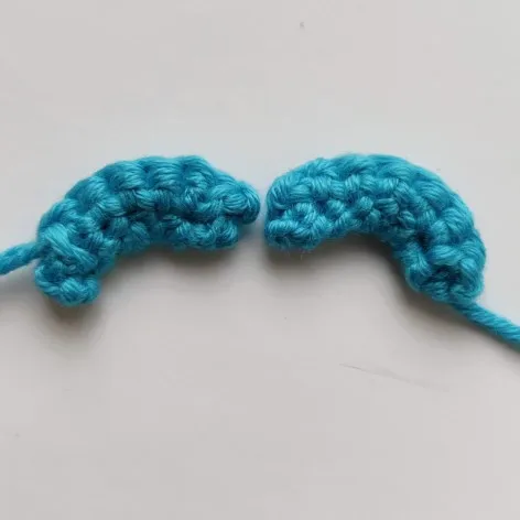 Crochet Blue & Purple Monster