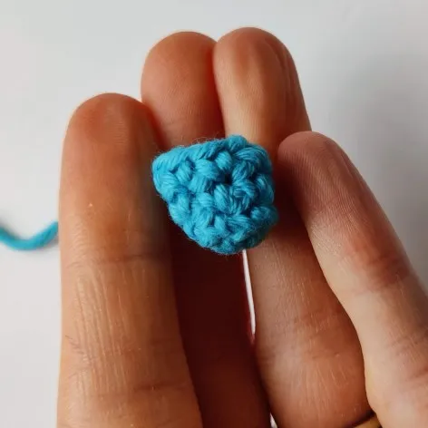 Crochet Blue & Purple Monster