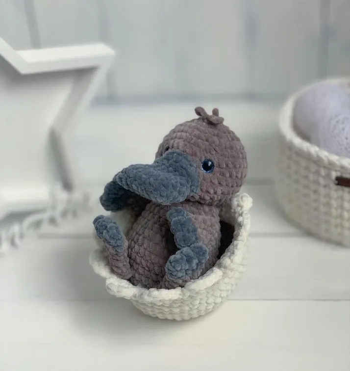 Crochet a Cute Baby Platypus