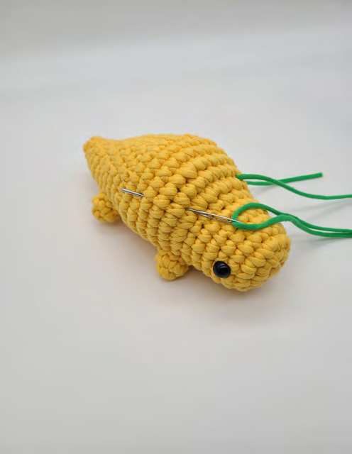 Crochet Phoebe the Stegosaurus