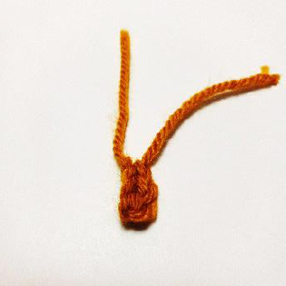 Crochet demonstrating chaining 4 and working slip stitches across