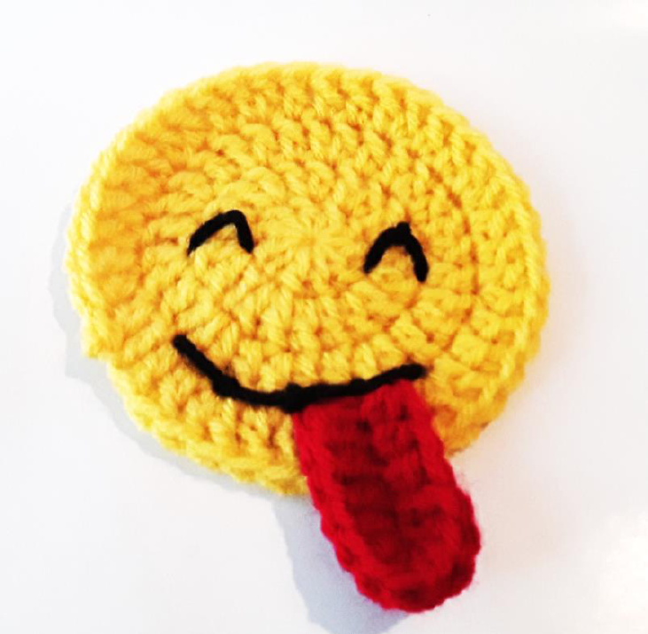 Crochet Smile Coaster Pattern